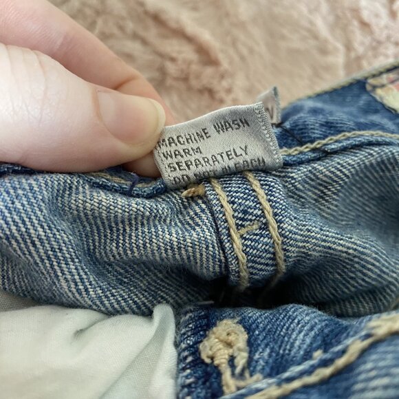 VTG BONJOUR Womens 12 Blue Mom Jeans Riveted Tag 80s Pants High Rise - Picture 13 of 14
